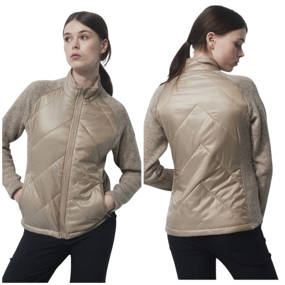 DAILY SPORTS FUDGE FLEECE JACKET NWT S MINI MICRO FRONT GOLF ATHLETIC ATHLEISURE - Picture 1 of 12